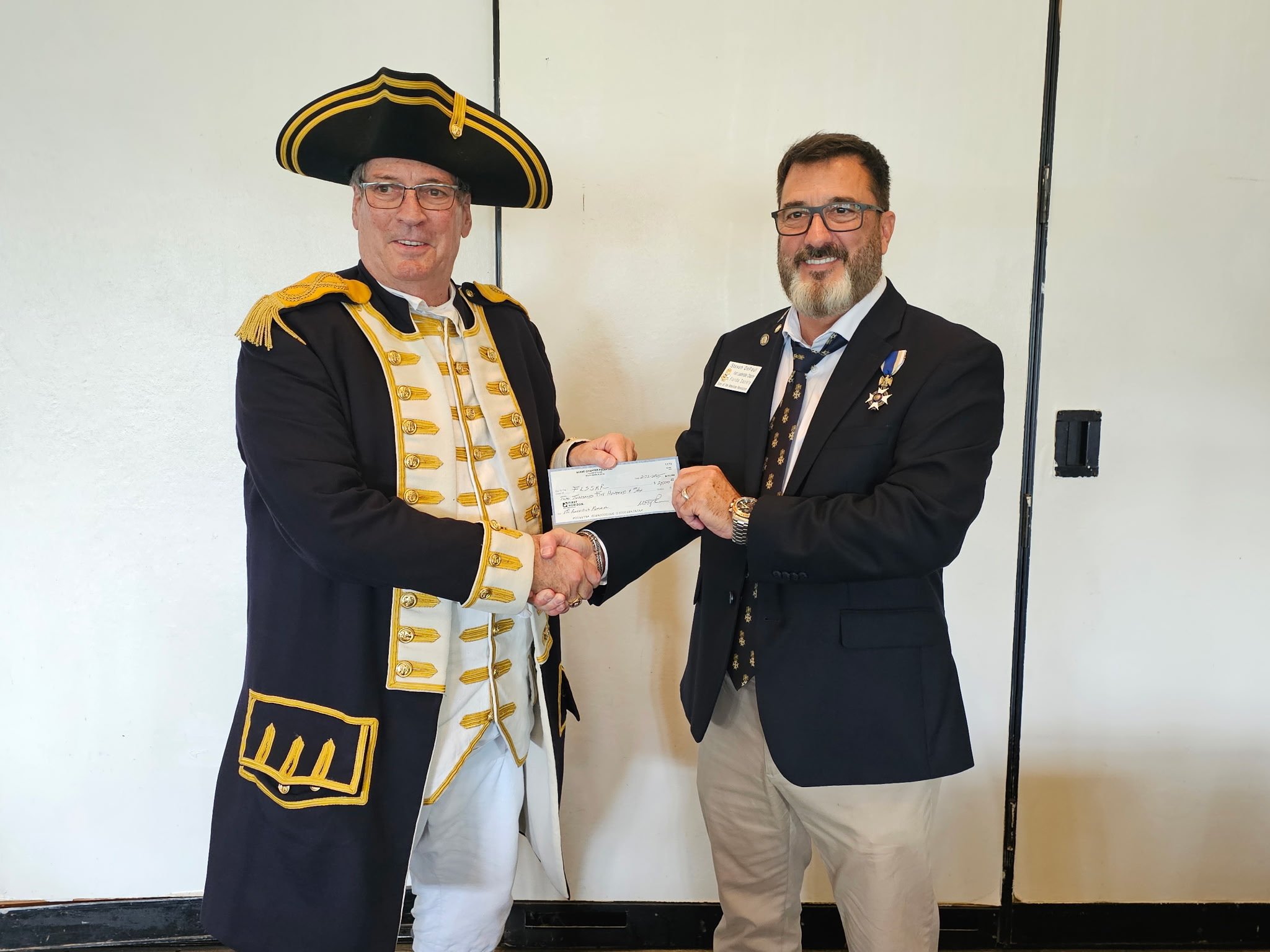 Donation from Miami Chapter