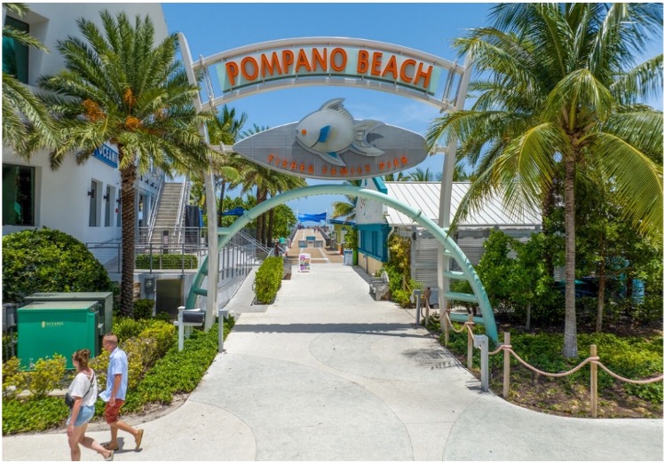 Pompano Beach Pier Entrance