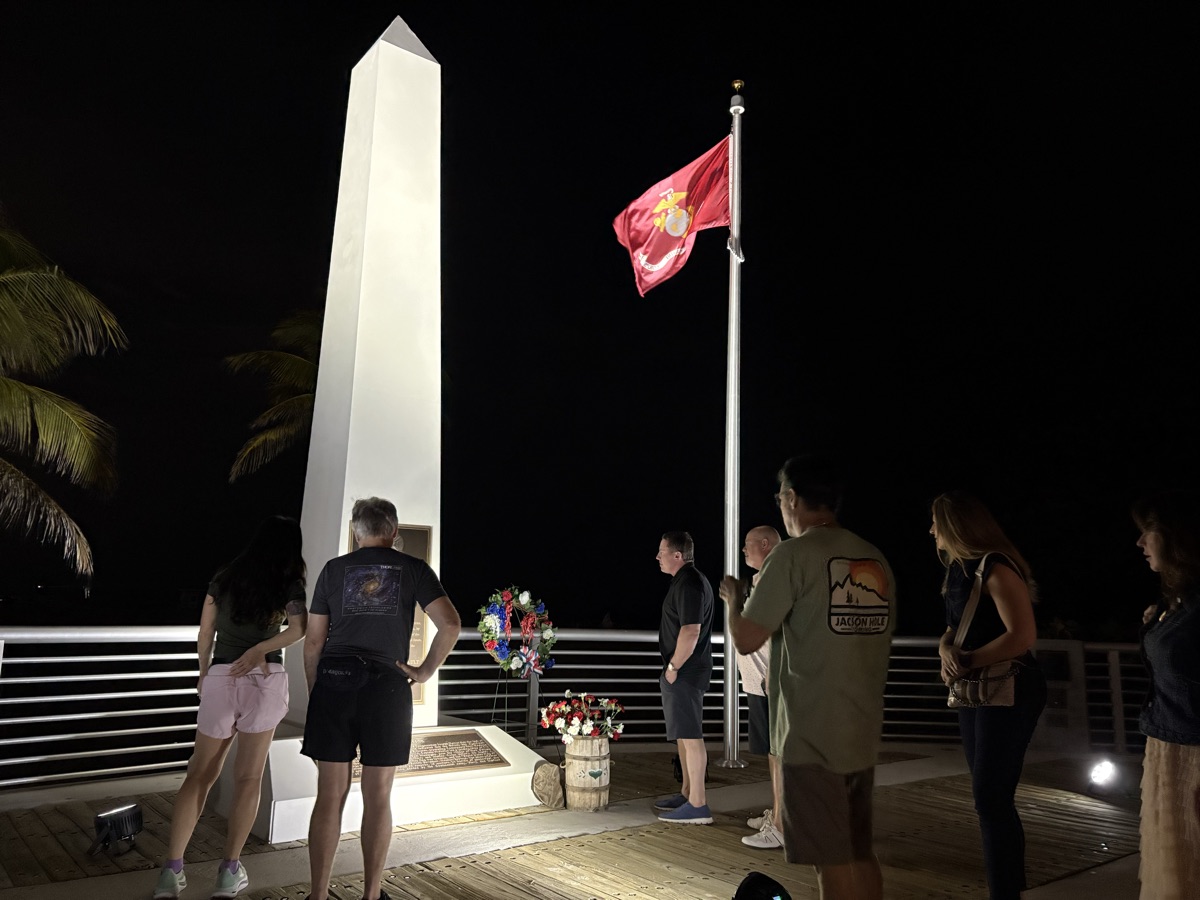 Memorial at Night - Group Viewing